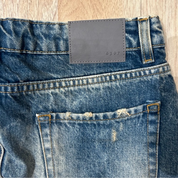 6397 Denim mini skirt, vintage wash 26 - Picture 3 of 3